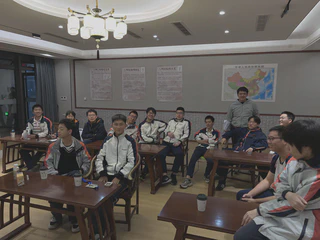 Club president addressing new members